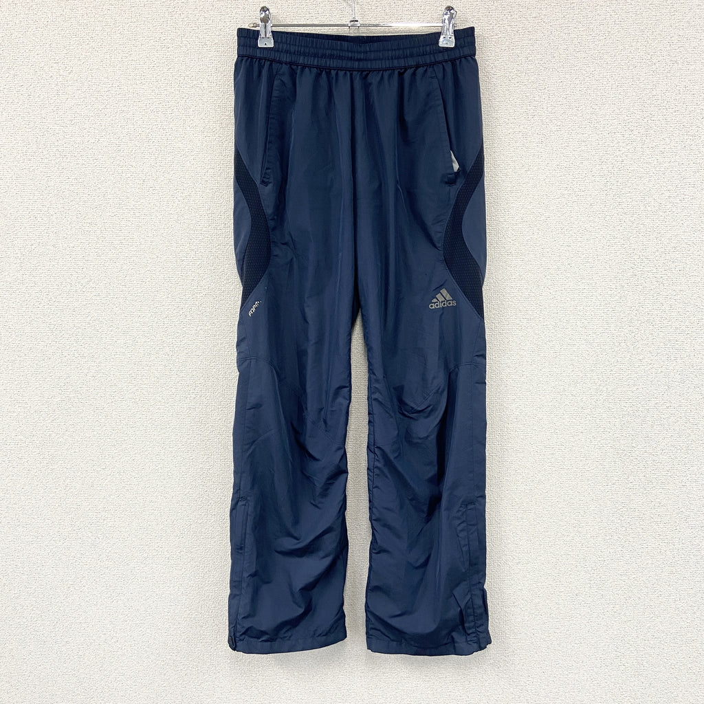 adidas　アディダス　ピステパンツ/ウィンドパンツ　トラックパンツ　紺　ネイビー　Mサイズ　古着