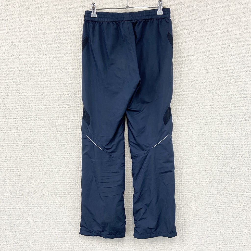 adidas　アディダス　ピステパンツ/ウィンドパンツ　トラックパンツ　紺　ネイビー　Mサイズ　古着