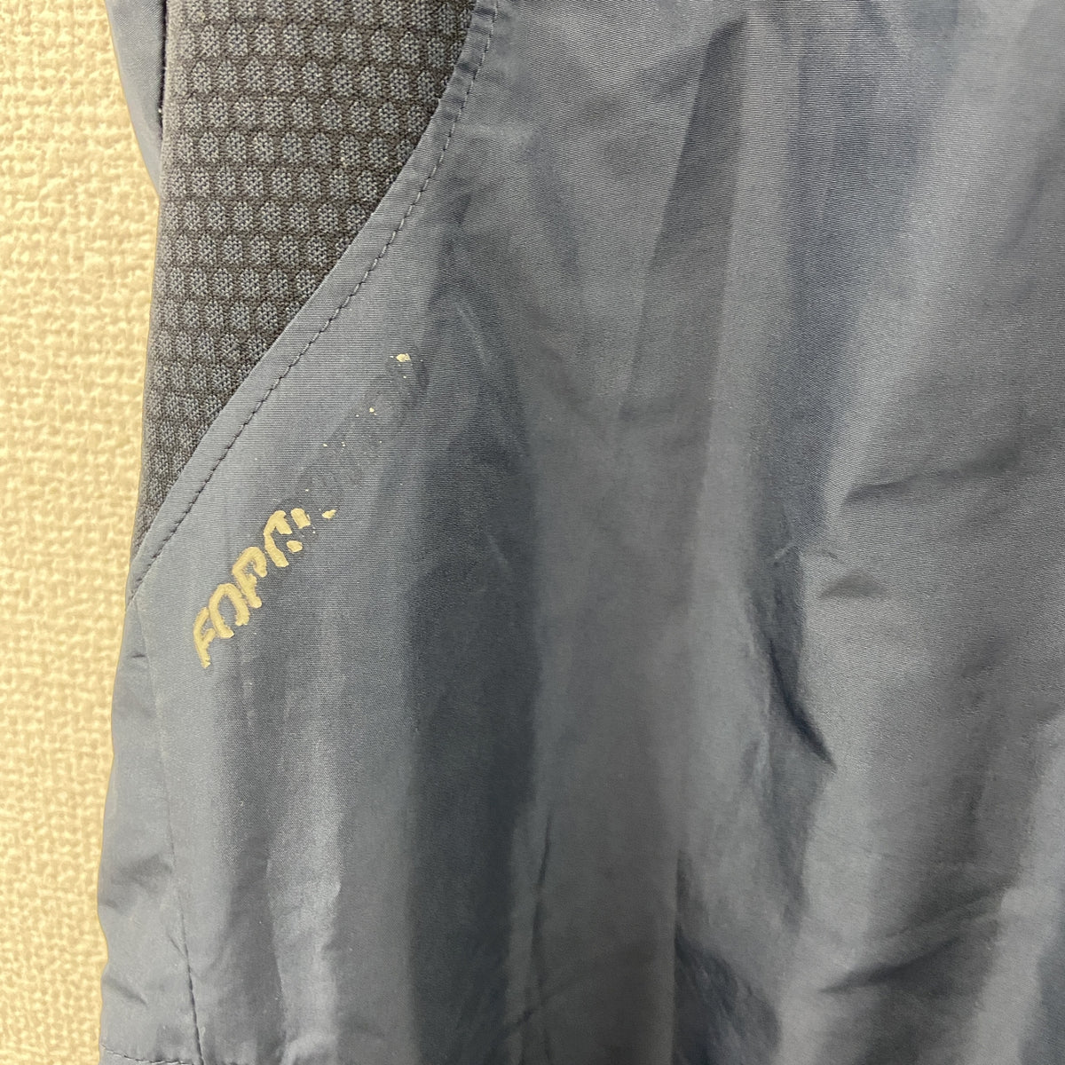 adidas　アディダス　ピステパンツ/ウィンドパンツ　トラックパンツ　紺　ネイビー　Mサイズ　古着