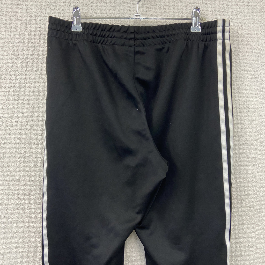 adidas　アディダス　トラックパンツ/ジャージパンツ　黒　ブラック　古着