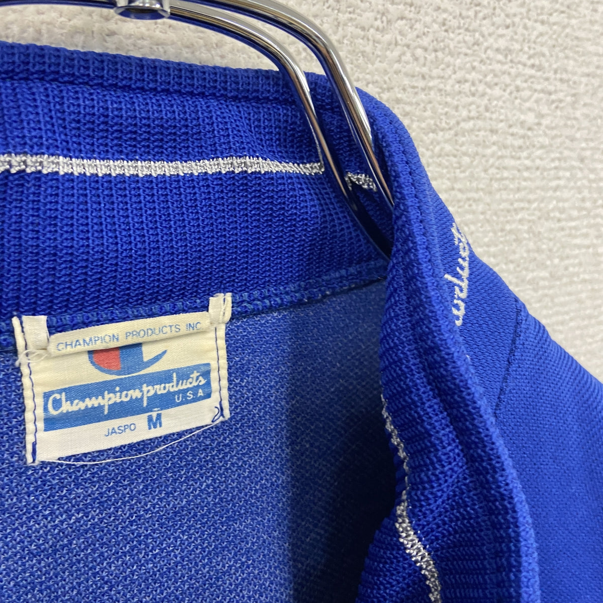 Champion　チャンピオン　トラックジャケット/ジャージ　青　ブルー　Mサイズ　古着