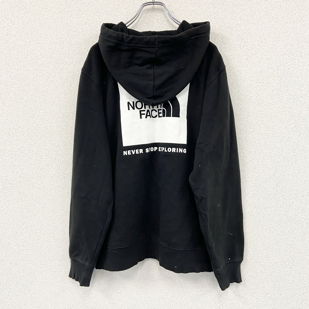 THE NORTH FACE　ザ・ノースフェイス　スウェットパーカー/フーディー　黒　ブラック　Lサイズ　古着