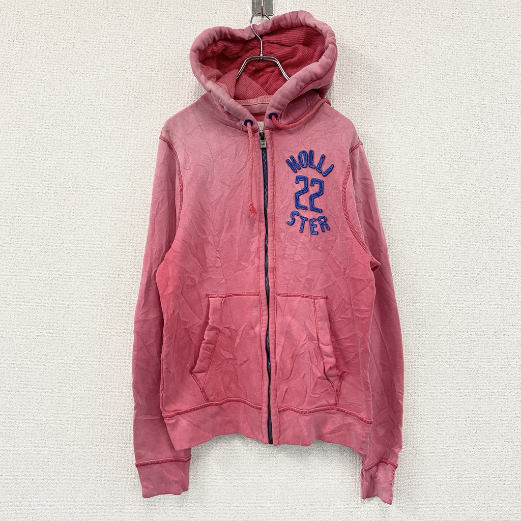 HOLLISTER　スウェットパーカー/フーディー　ピンク　XLサイズ　古着