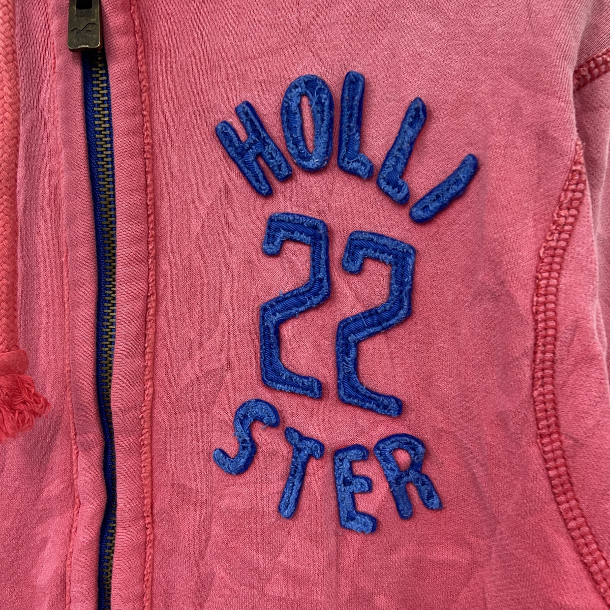 HOLLISTER　スウェットパーカー/フーディー　ピンク　XLサイズ　古着