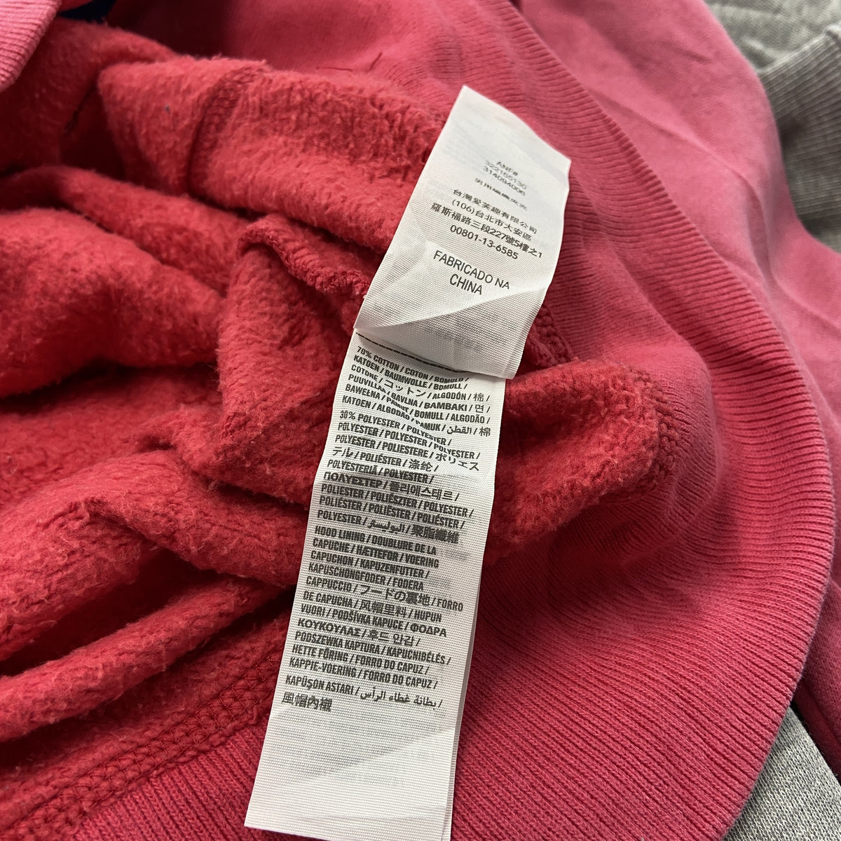 HOLLISTER　スウェットパーカー/フーディー　ピンク　XLサイズ　古着