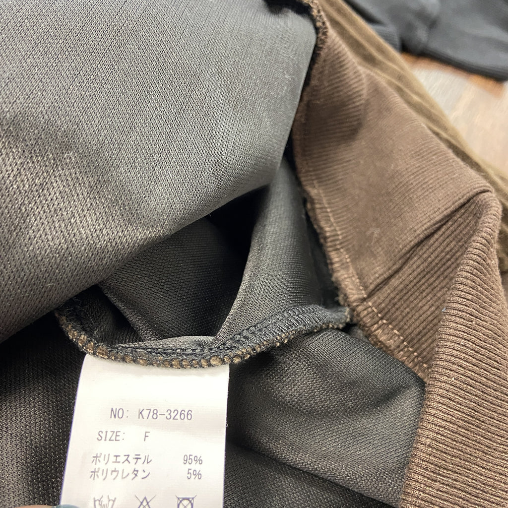 Backers　バッカーズ　コーデュロイトレーナー　茶色　ブラウン　Fサイズ スウェットトップス メンズ ポリエステル 古着