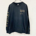 NIKE　ナイキ　長袖プリントTシャツ/ロンT　黒　ブラック　Sサイズ　古着