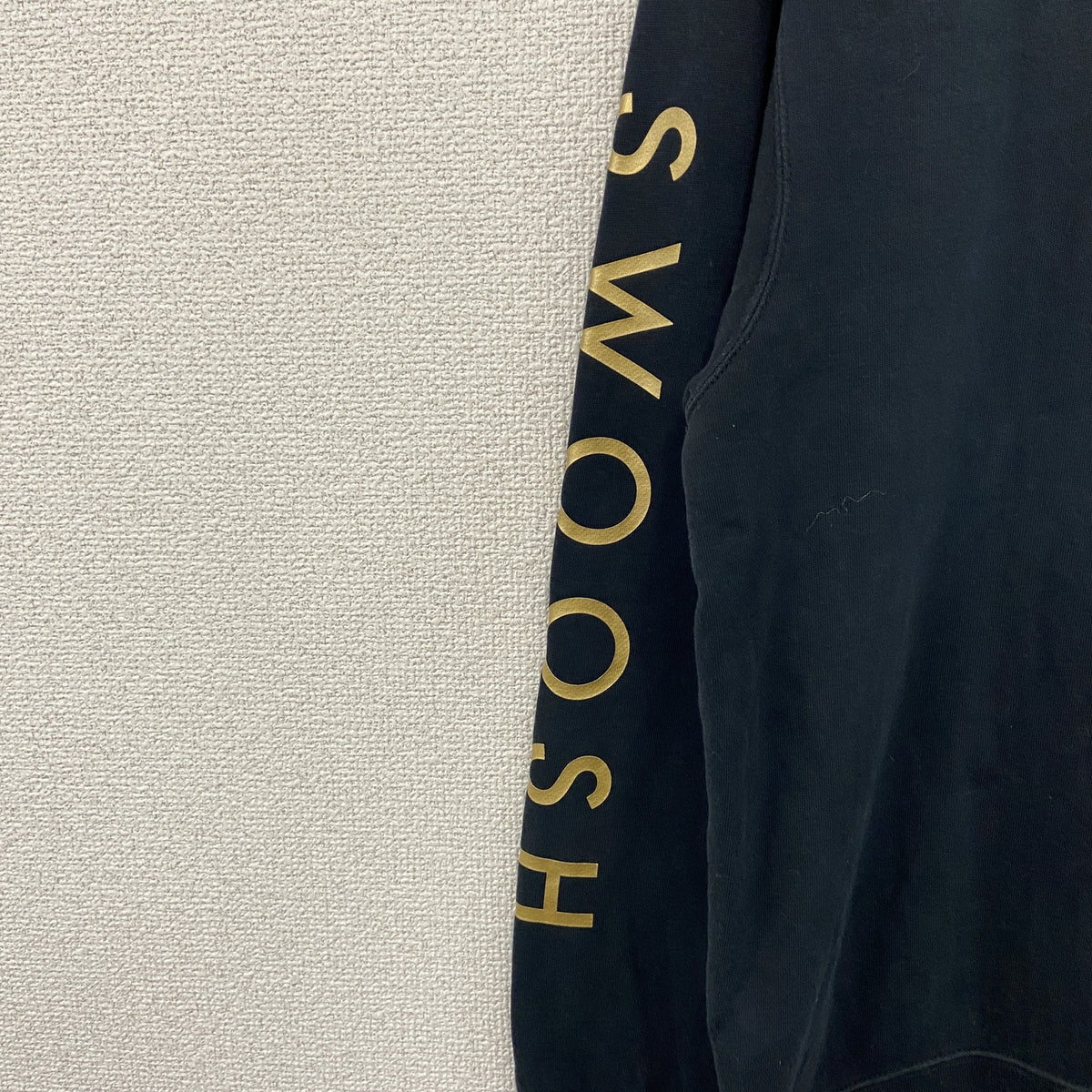 NIKE　ナイキ　長袖プリントTシャツ/ロンT　黒　ブラック　Sサイズ　古着