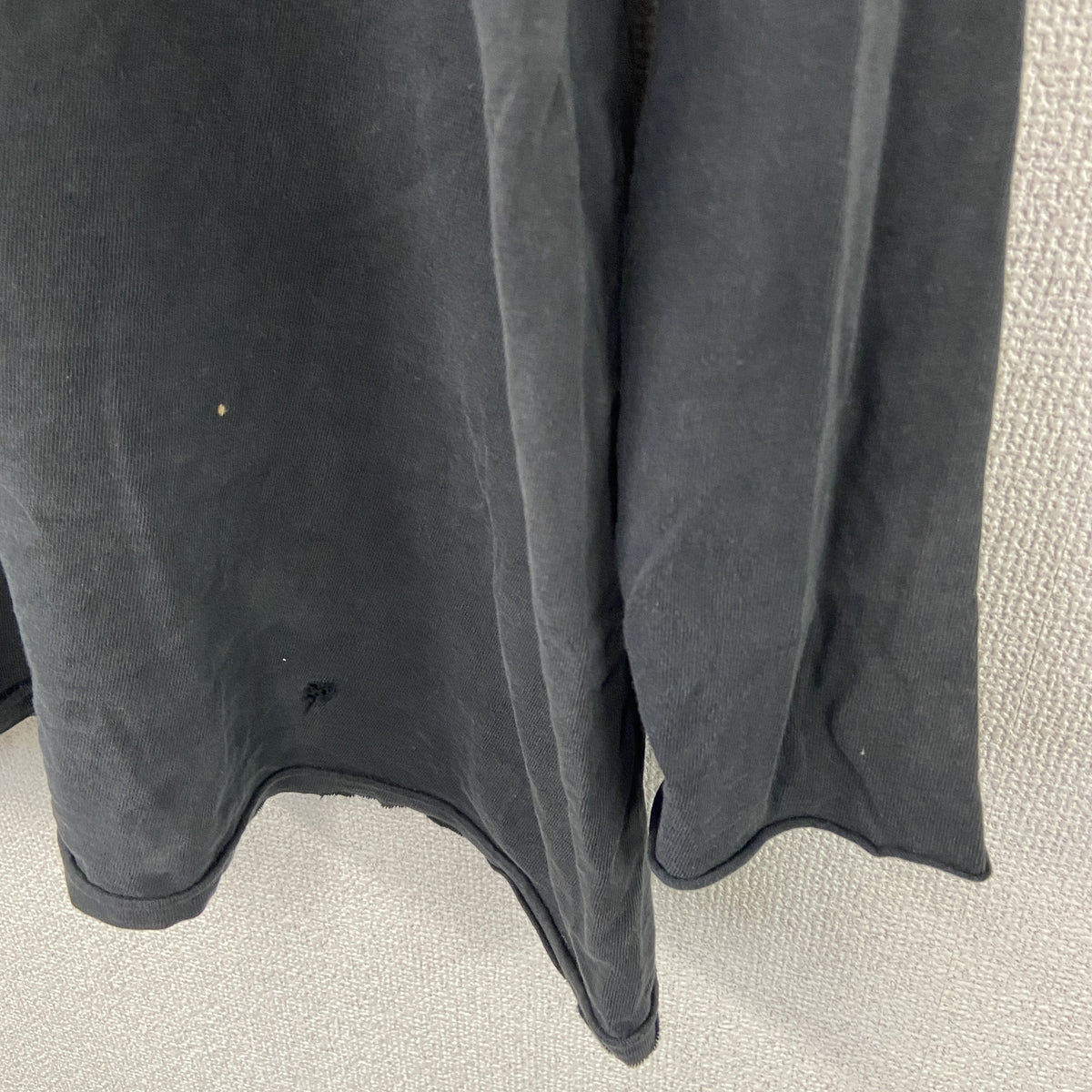 M&O　エムアンドオー　長袖プリントTシャツ/ロンT　黒　ブラック　Lサイズ カットソー メンズ コットン 古着