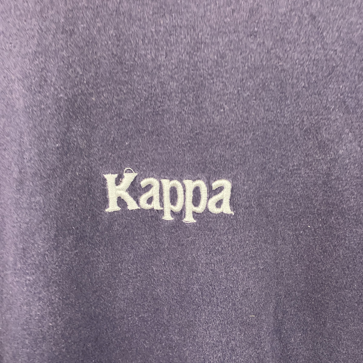 Kappa　カッパ　長袖プリントTシャツ/ロンT　紺　ネイビー　Lサイズ カットソー メンズ コットン 古着