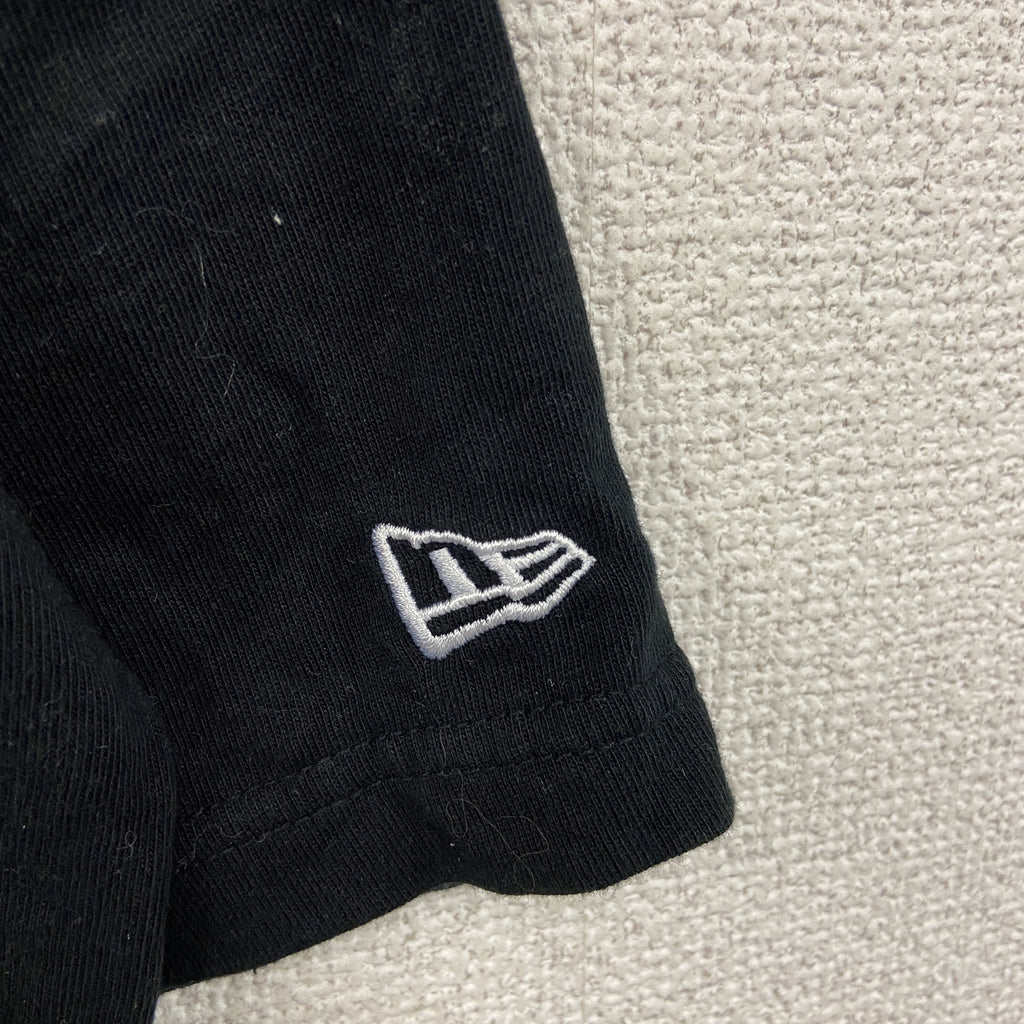 NEW ERA　ニューエラ　半袖プリントTシャツ　黒　ブラック　XLサイズ　古着