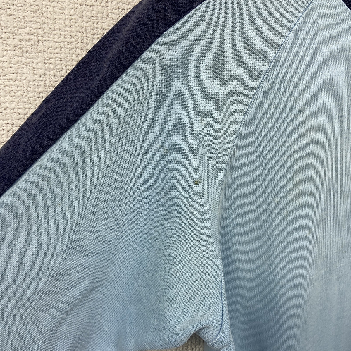 PUMA　プーマ　半袖ワンポイントプリントTシャツ　青　ブルー　古着