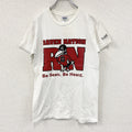 GILDAN　ギルダン　RAVEN NATION　半袖プリントTシャツ　白　ホワイト　Sサイズ カットソー コットン 古着