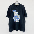 LA G-WEAR　ロサンゼルスドジャース　MLB　半袖プリントTシャツ　黒　ブラック　古着
