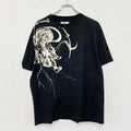 絡繰魂　カラクリダマシイ　半袖プリントTシャツ　和柄　黒　ブラック　XLサイズ　古着