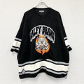 GALFY　ガルフィー　炎上大学BigTee　半袖Tシャツ　黒　ブラック　XLサイズ　古着