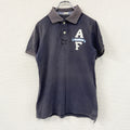 Abercrombie & Fitch　アバクロンビーアンドフィッチ　半袖ポロシャツ　紺　ネイビー　Mサイズ　古着