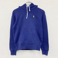 POLO RALPH LAUREN　ポロラルフローレン　スウェットパーカー/フーディー　青　ブルー　XSサイズ　古着