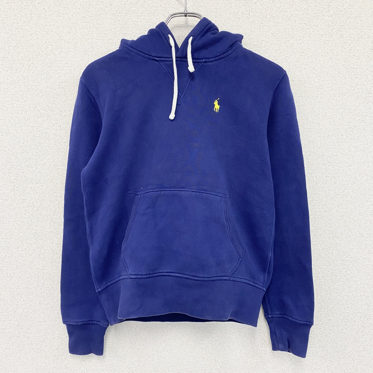 POLO RALPH LAUREN　ポロラルフローレン　スウェットパーカー/フーディー　青　ブルー　XSサイズ　古着
