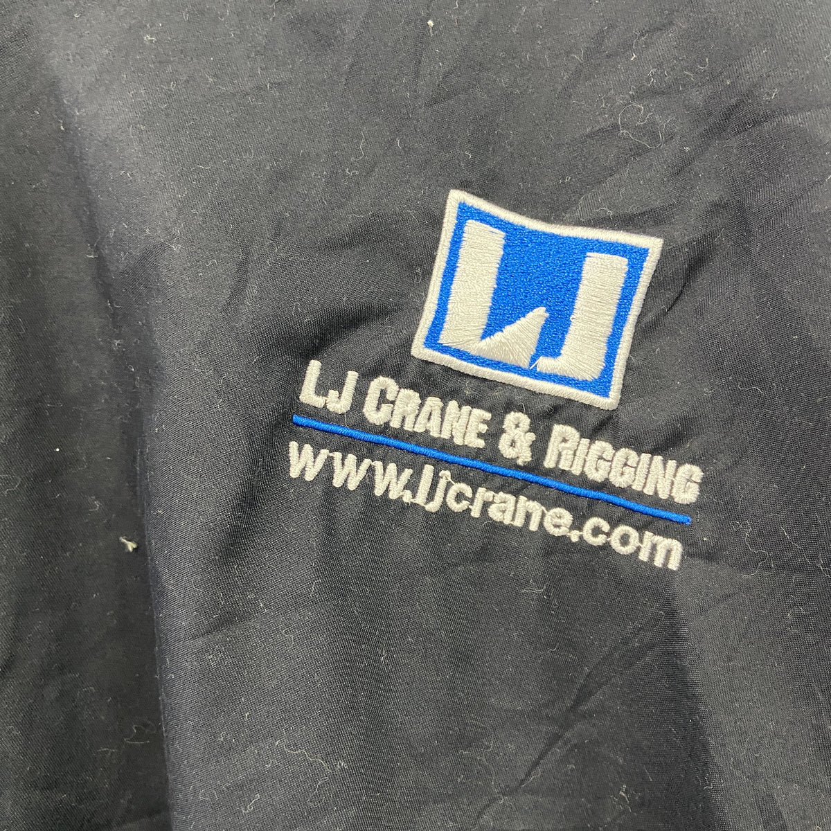90s　CHARLES RIVER　チャールズリバー　プルオーバージャケット　ラグランスリーブ　紺　ネイビー　Lサイズ ウインドブレーカー ナイロンアウター レディース 古着