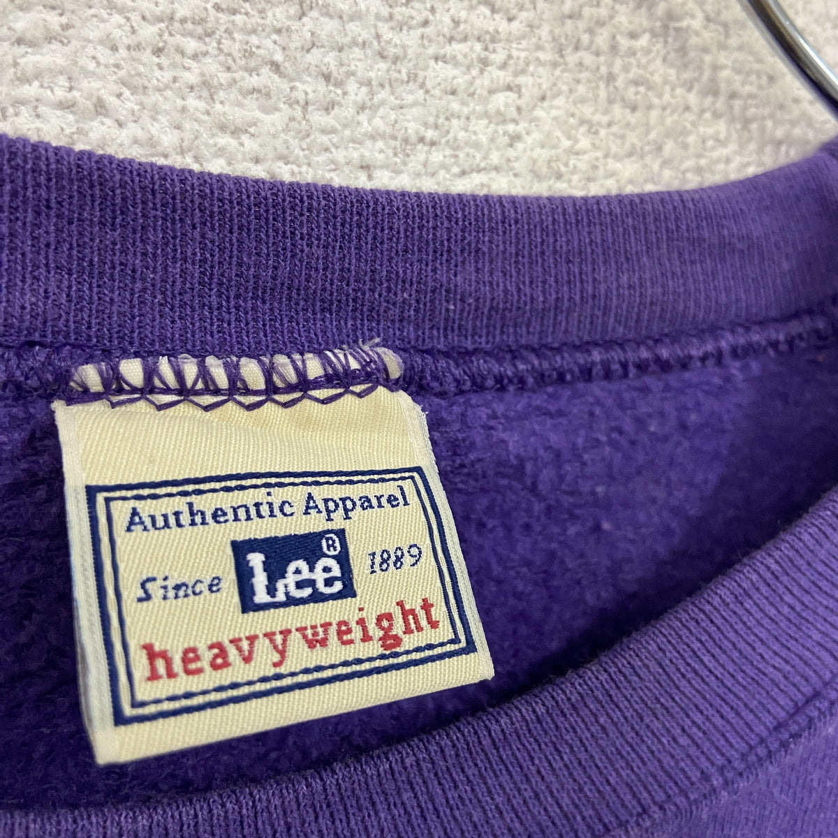 90s～　Lee　リー　スウェット/トレーナー　ヴィンテージ　紫　パープル　XLサイズ スウェットトップス メンズ 古着