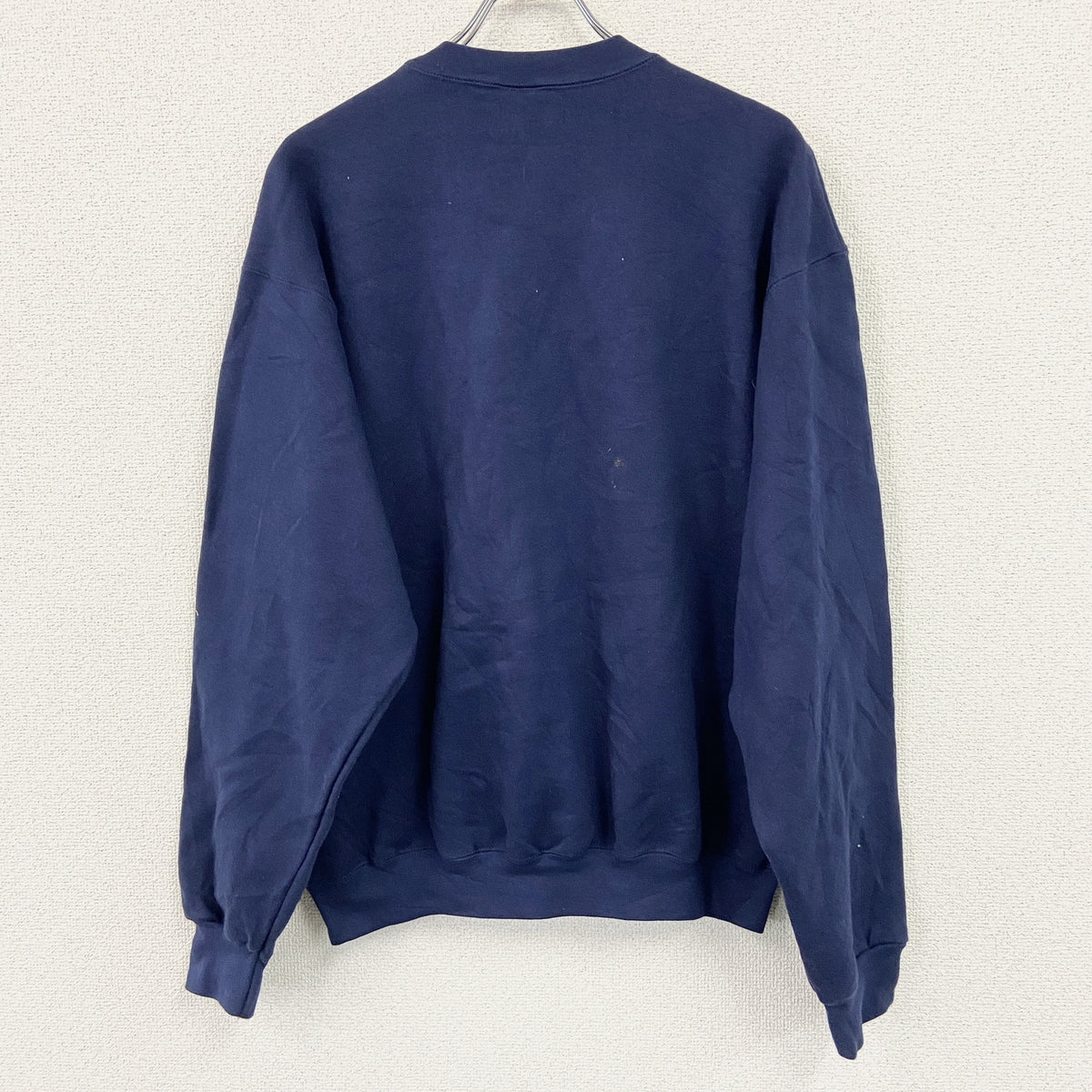 ～00s　FRUIT OF THE LOOM　フルーツオブザルーム　スウェット/トレーナー　ヴィンテージ　紺　ネイビー　Lサイズ スウェットトップス メンズ コットン 古着