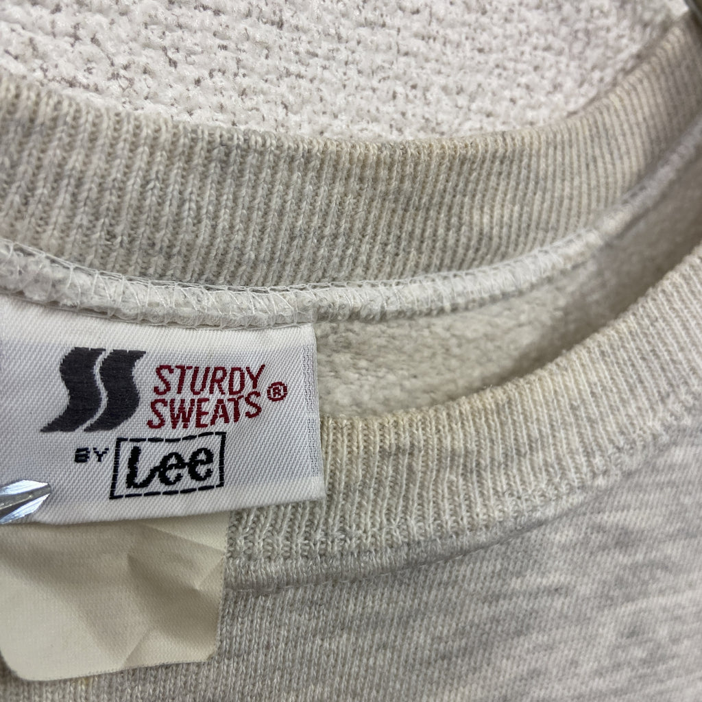 90s　Lee　リー　STURDY SWEATS　スウェット/トレーナー　ラグランスリーブ　ヴィンテージ　霜降りグレー スウェットトップス メンズ 古着
