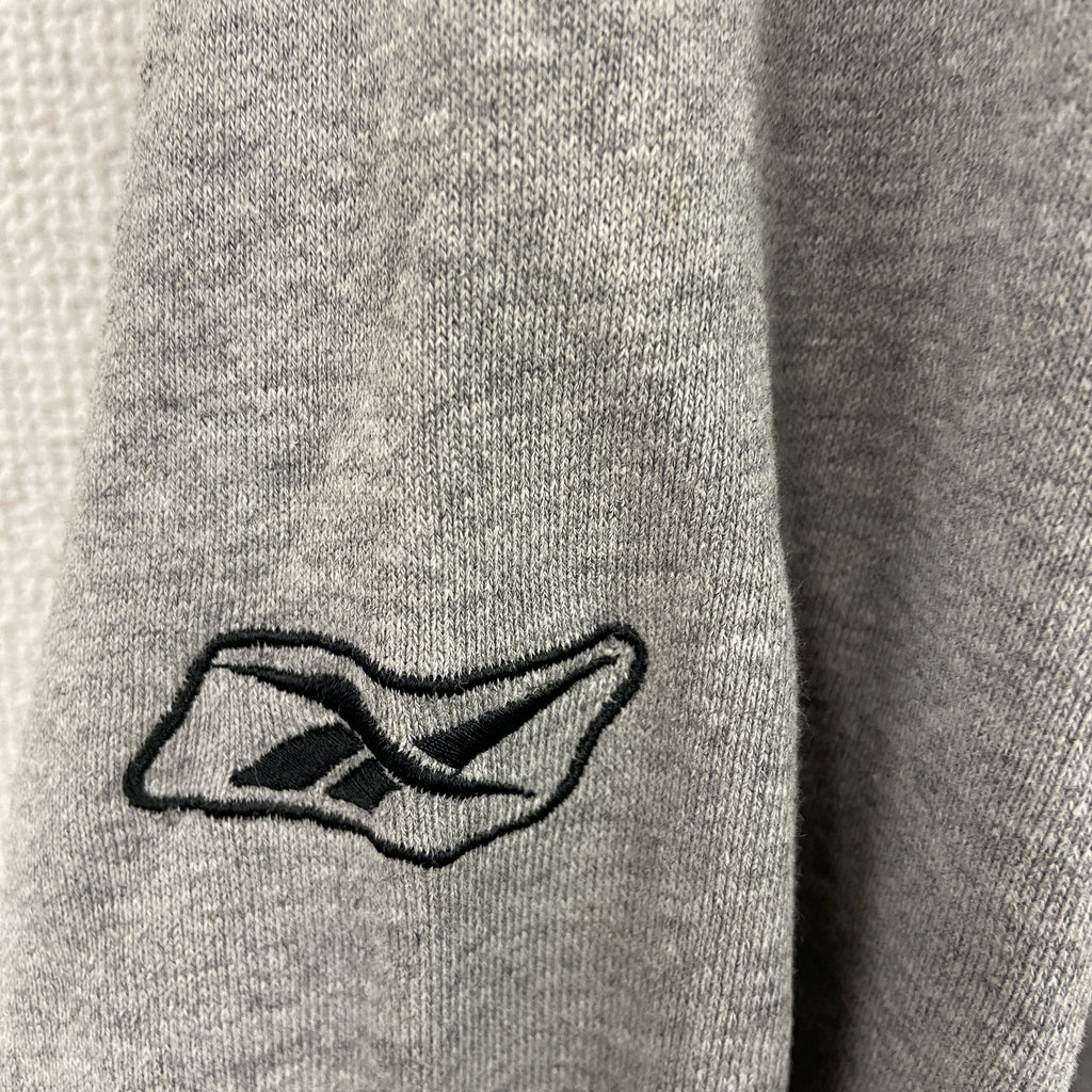 Reebok　リーボック　NFL　グリーンベイパッカーズ スウェット/トレーナー　アーチプリント　アメフト　灰色　グレー　Lサイズ スウェットトップス メンズ コットン 古着