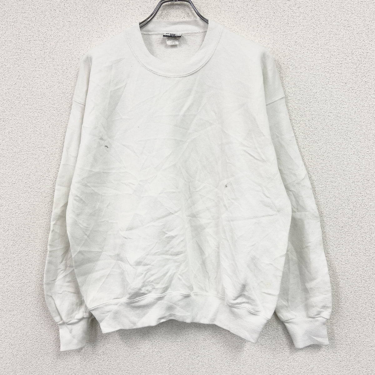 ～90s　Lee　リー　STURDY SWEATS　スウェット/トレーナー　ヴィンテージ　白　ホワイト　XLサイズ スウェットトップス メンズ コットン 古着