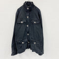 Hilfiger Denim　ヒルフィガーデニム　デニムジャケット/Gジャン　黒　ブラック　XLサイズ デニムアウター メンズ コットン 古着