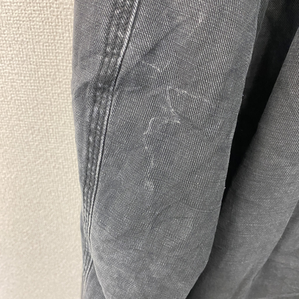 Hilfiger Denim　ヒルフィガーデニム　デニムジャケット/Gジャン　黒　ブラック　XLサイズ デニムアウター メンズ コットン 古着
