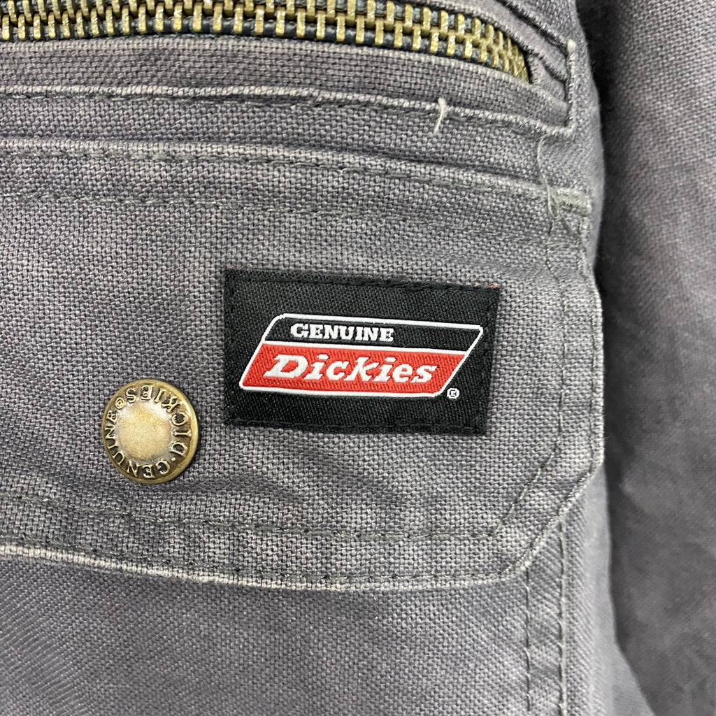 Dickies　ディッキーズ　デニムドジャケット/フーディー　ダークグレー　Lサイズ Gジャン デニムアウター メンズ 古着