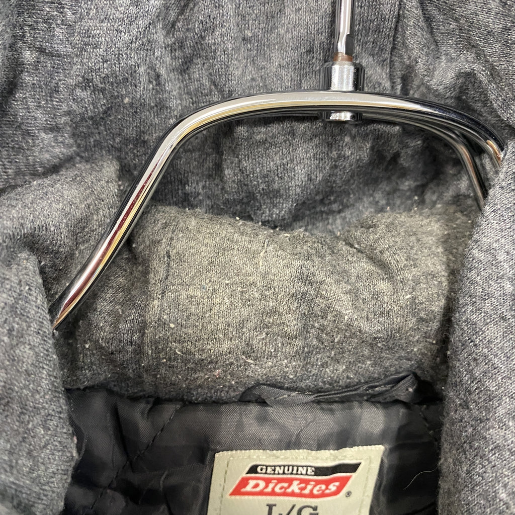 Dickies　ディッキーズ　デニムドジャケット/フーディー　ダークグレー　Lサイズ Gジャン デニムアウター メンズ 古着
