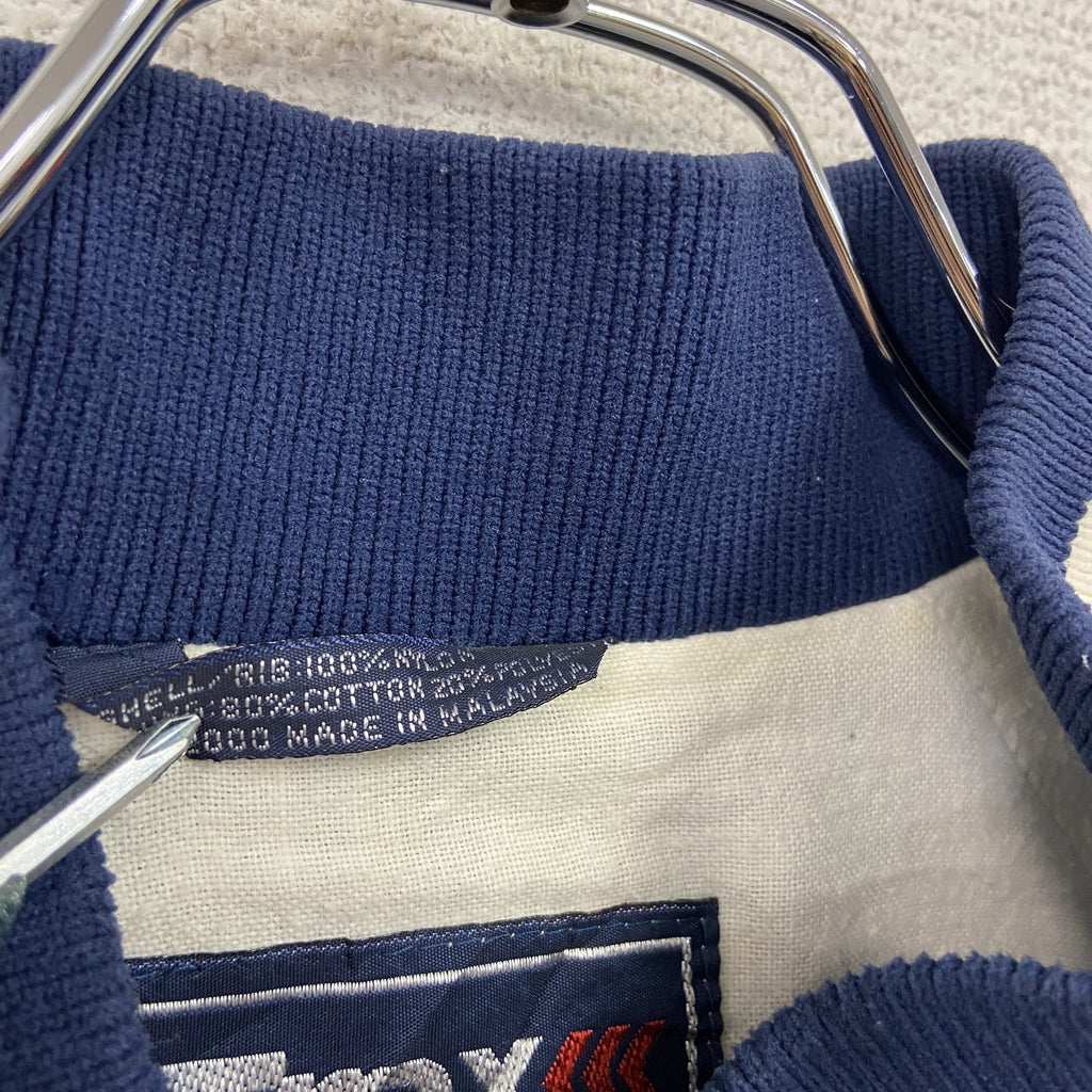 90s～　Trax Activewear　コーチジャケット　ラグランスリーブ　ヴィンテージ　紺　ネイビー　Lサイズ　古着