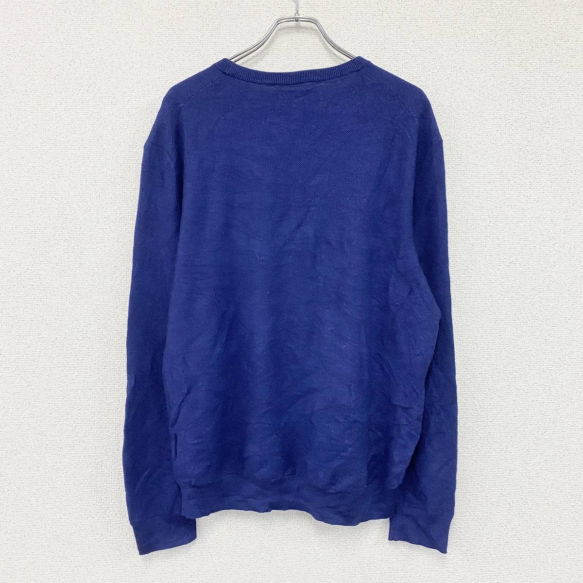 POLO RALPH LAUREN　ポロラルフローレン　ニットセーター　青　ブルー　XLサイズ　古着