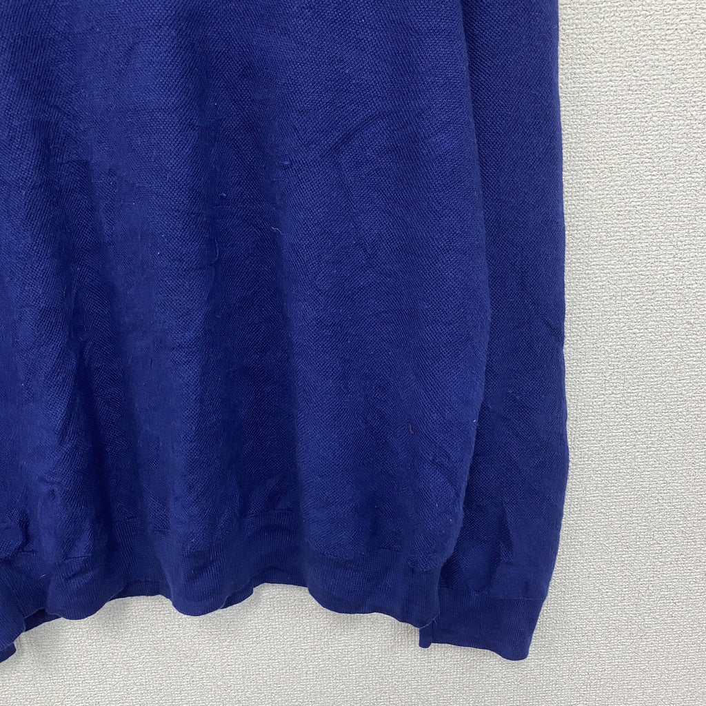 POLO RALPH LAUREN　ポロラルフローレン　ニットセーター　青　ブルー　XLサイズ　古着