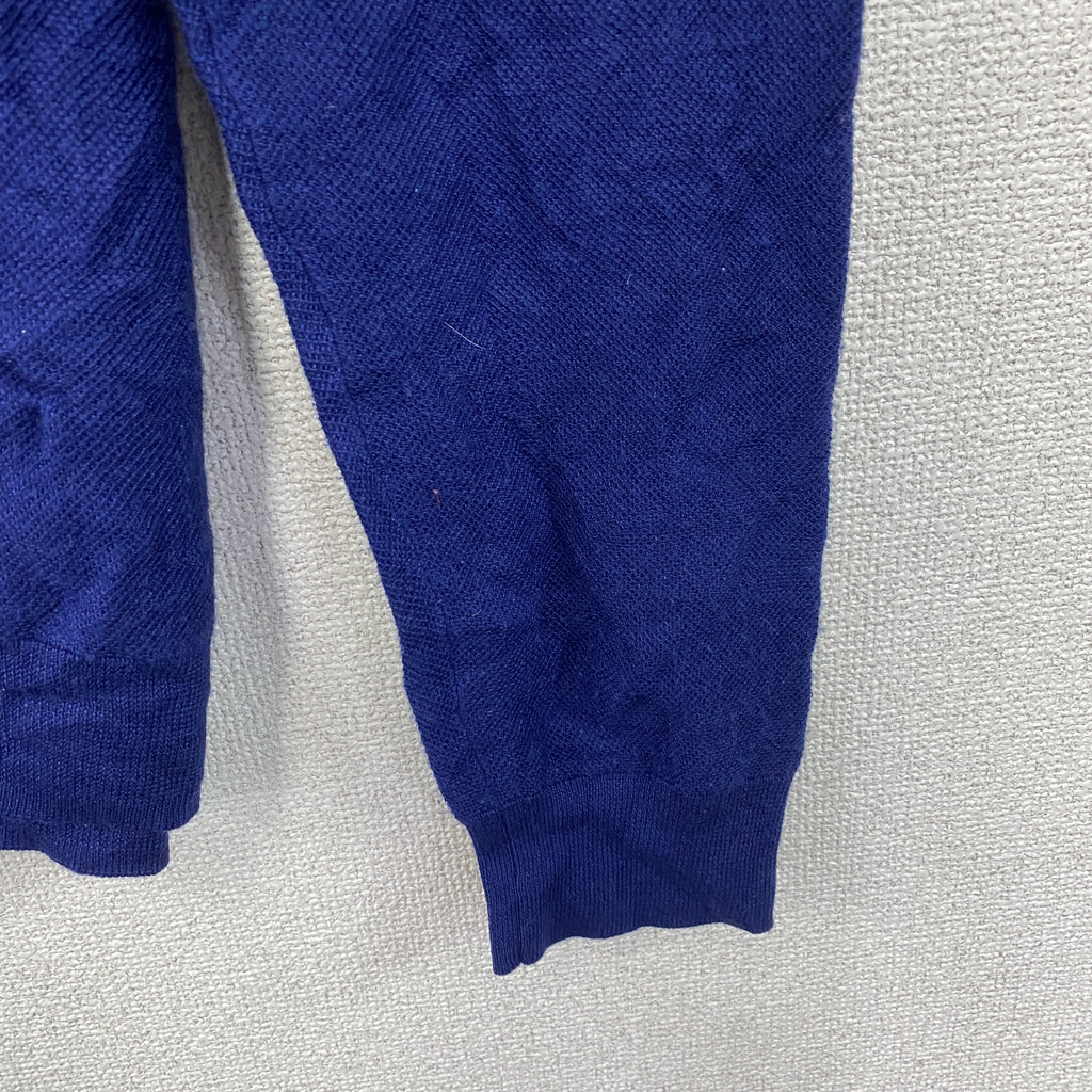 POLO RALPH LAUREN　ポロラルフローレン　ニットセーター　青　ブルー　XLサイズ　古着