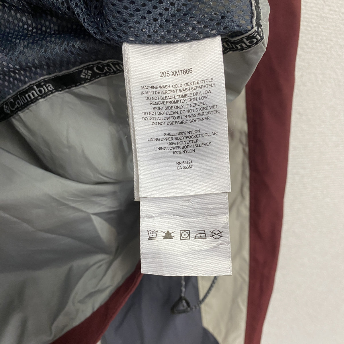 Columbia　コロンビア　マウンテンパーカー　赤　レッド　XLサイズ　古着