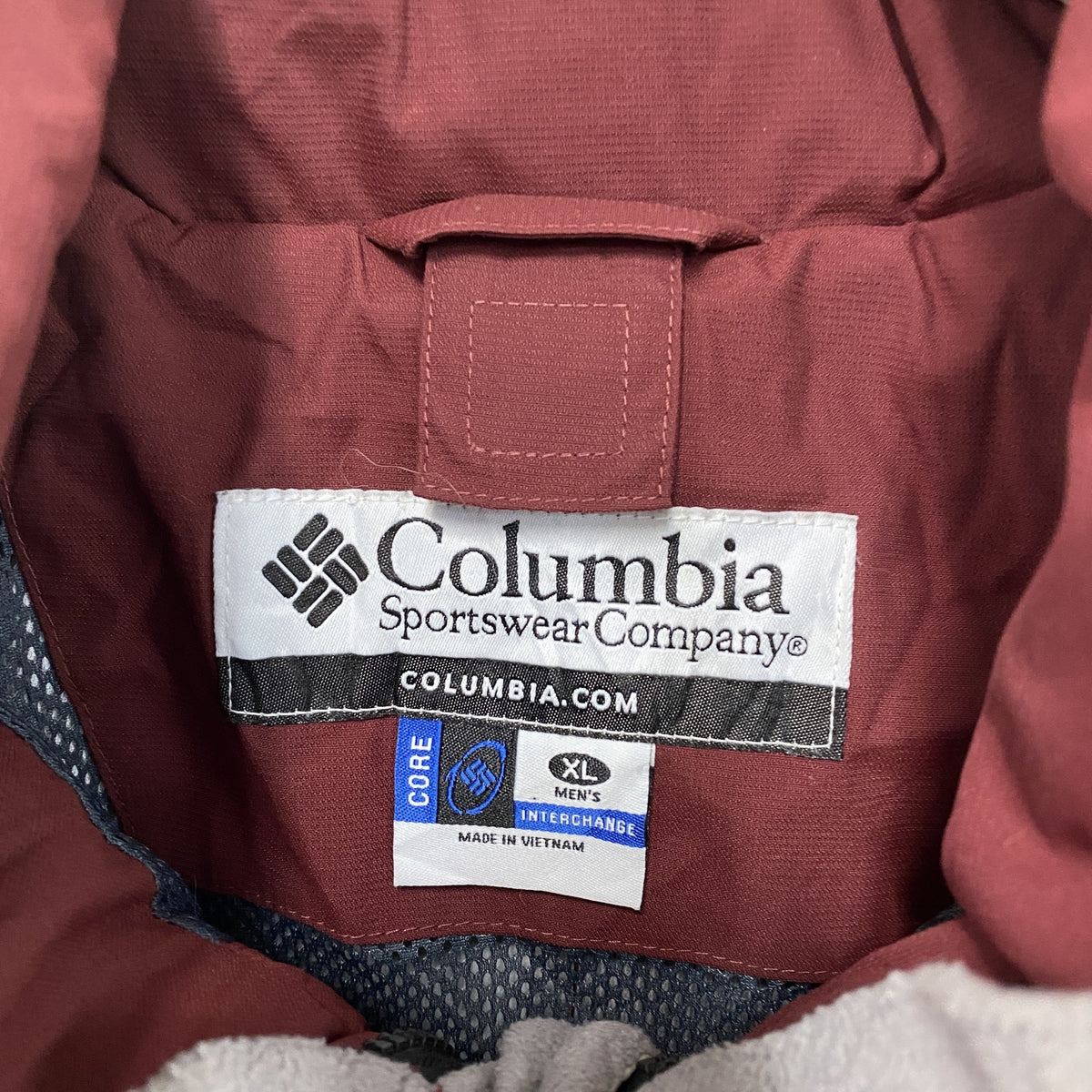 Columbia　コロンビア　マウンテンパーカー　赤　レッド　XLサイズ　古着