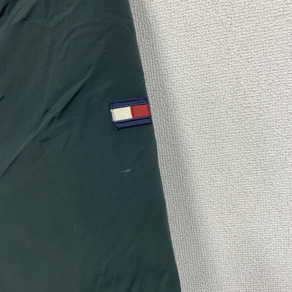 TOMMY HILFIGER　トミーヒルフィガー　グースダウンジャケット　緑　グリーン　XLサイズ　古着