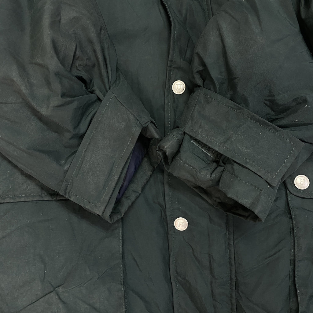 TOMMY HILFIGER　トミーヒルフィガー　グースダウンジャケット　緑　グリーン　XLサイズ　古着