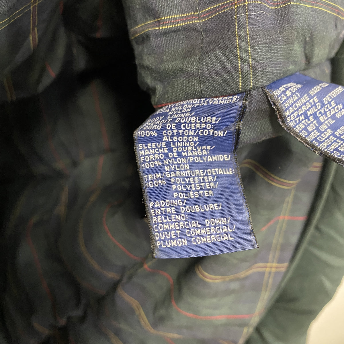 TOMMY HILFIGER　トミーヒルフィガー　グースダウンジャケット　緑　グリーン　XLサイズ　古着