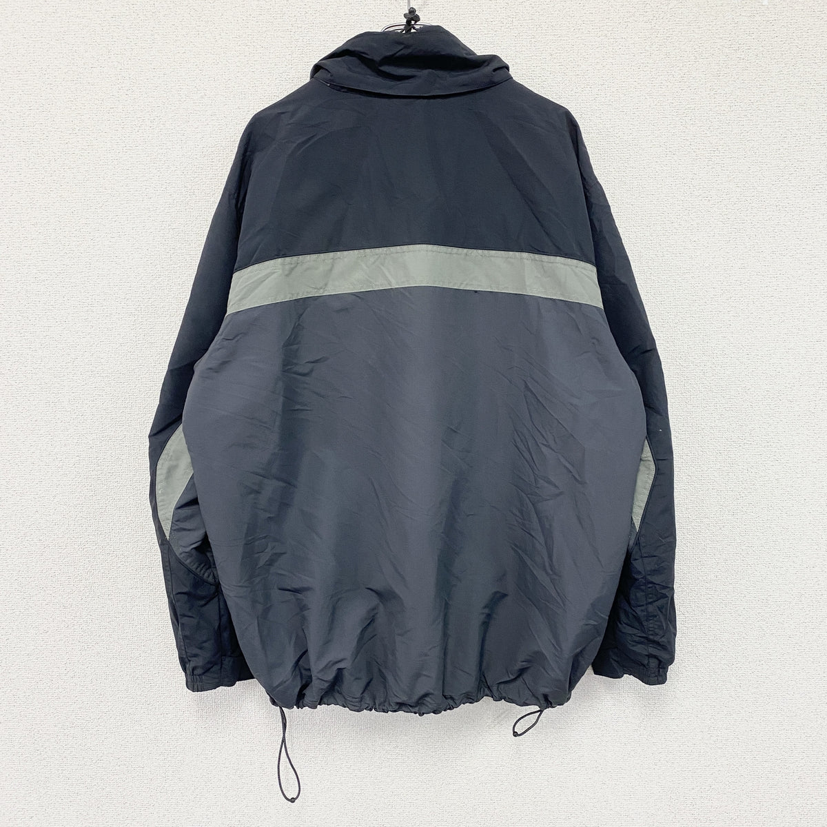 L.L.Bean　エルエルビーン　フルジップジャケット　紺　ネイビー　グレー　古着
