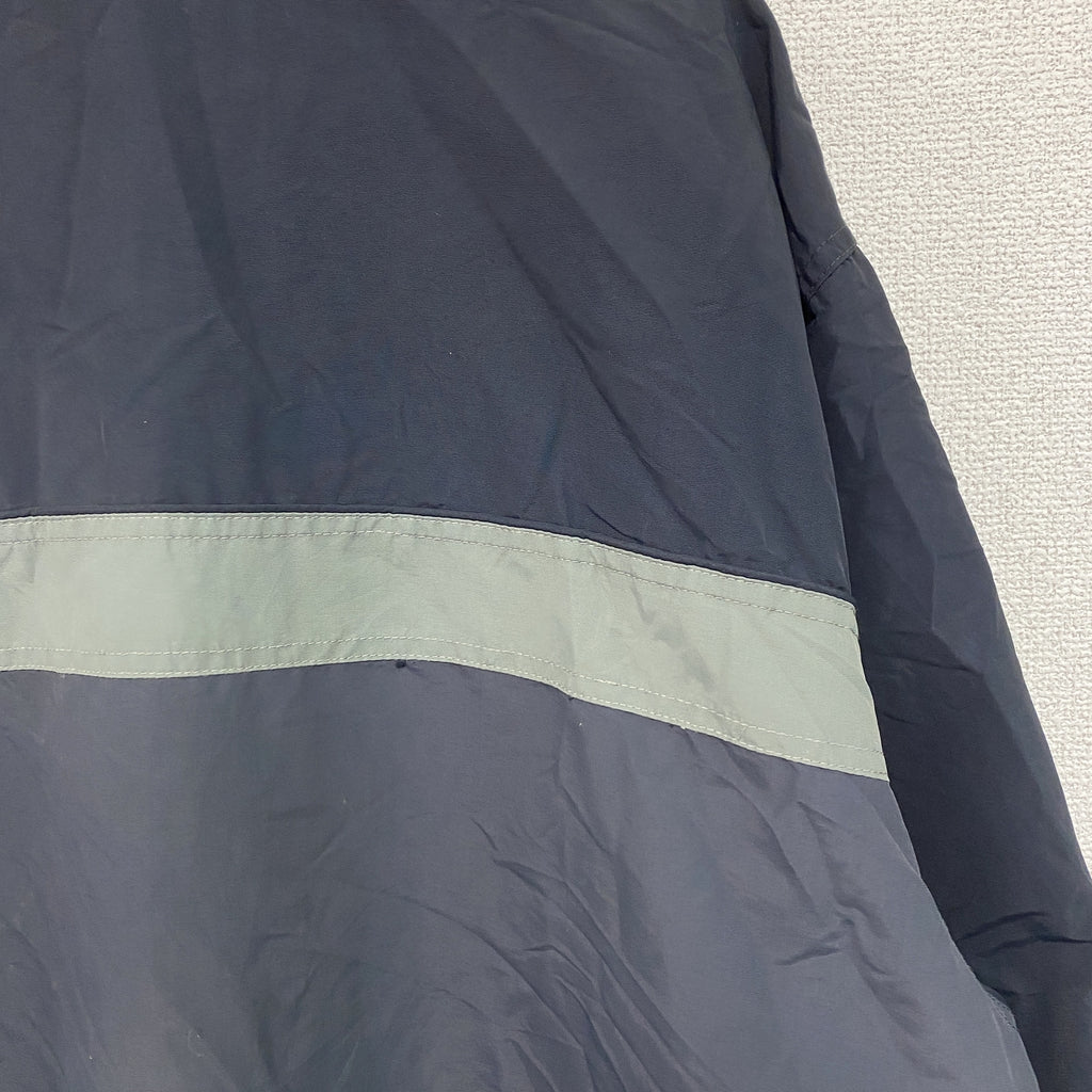 L.L.Bean　エルエルビーン　フルジップジャケット　紺　ネイビー　グレー　古着