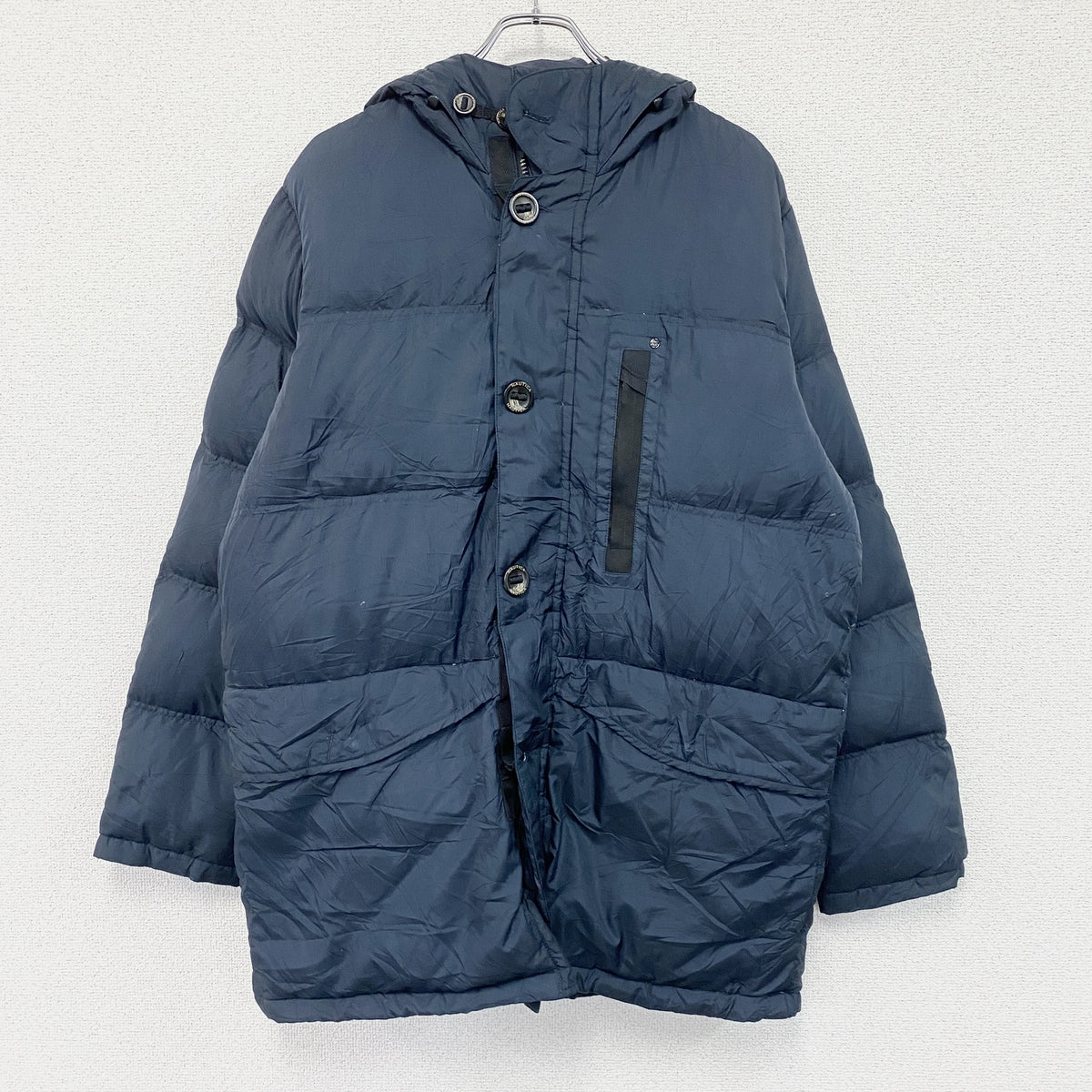 NAUTICA　ノーティカ　ダウンジャケット　紺　ネイビー　Mサイズ　古着