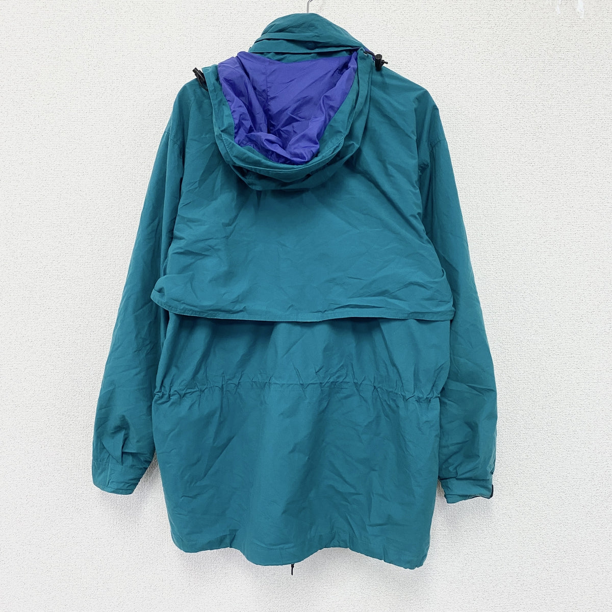 Eddie Bauer　エディバウアー　マウンテンパーカー　ブルーグリーン　Lサイズ　古着