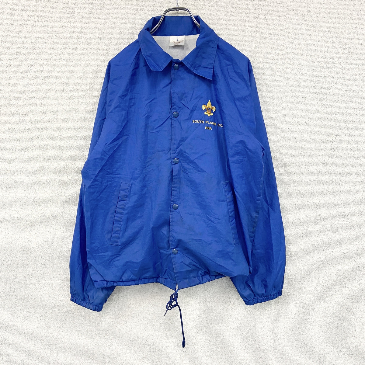 AUBURN　コーチジャケット　青　ブルー　Mサイズ　古着