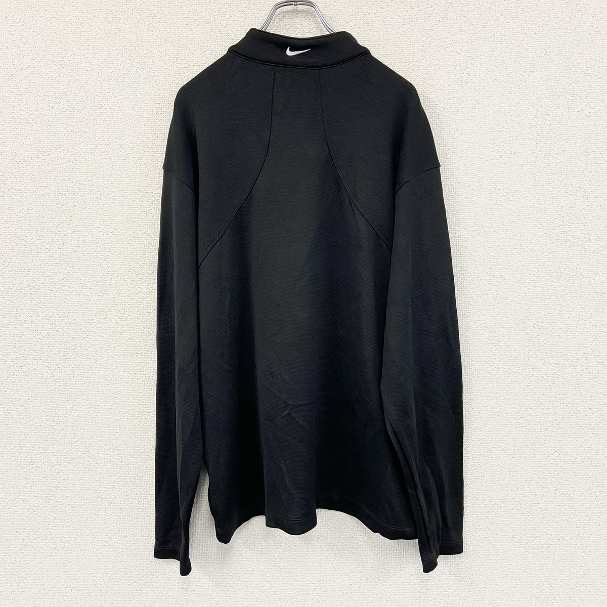 NIKE　ナイキ　ハーフジップトレーナー　黒　ブラック　XLサイズ　古着