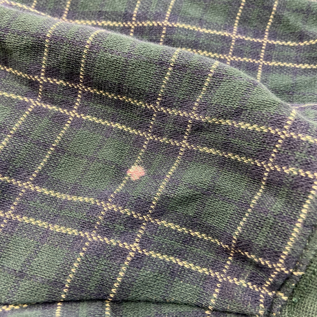 Eddie Bauer　エディーバウアー　長袖ポロシャツ　チェック柄　緑　グリーン　Lサイズ　古着