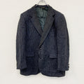 STAFFORD　Harris Tweed　ハリスツイード　テーラードジャケット　ダークグレー　古着